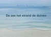 Afbeelding van De zee het strand de duinen