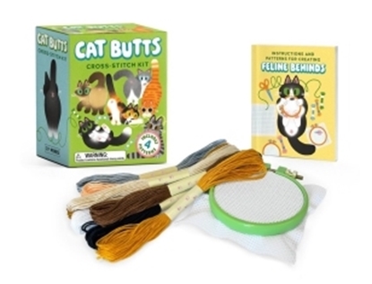 Afbeeldingen van RP Minis Cat Butts Cross-Stitch Kit