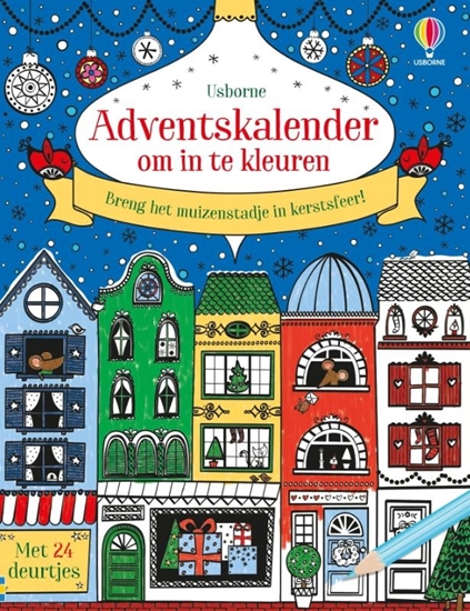 Afbeelding van Adventskalender om in te kleuren