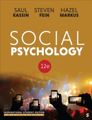 Afbeeldingen van Social Psychology - International Student Edition