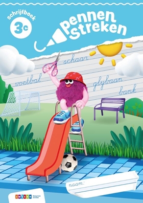 Afbeeldingen van Pennenstreken Groep 3 3C schrijfboek verbonden schrift