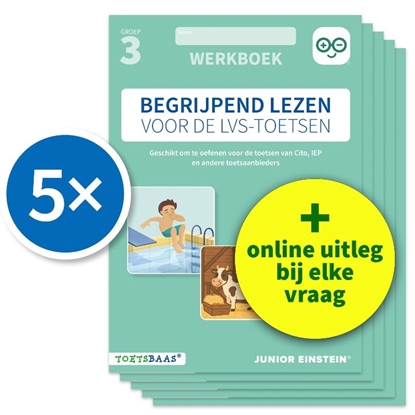 Afbeeldingen van Begrijpend lezen voor de LVS-toetsen - Groep 3 - Werkboek - Set van 5
