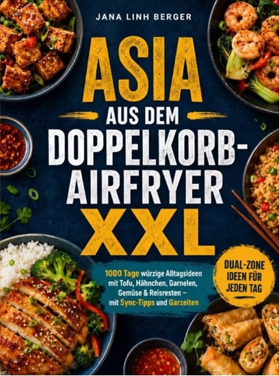 Afbeelding van Asia aus dem Doppelkorb-Airfryer XXL
