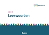 Afbeelding van Leeswoordenlijst: Pakket D
