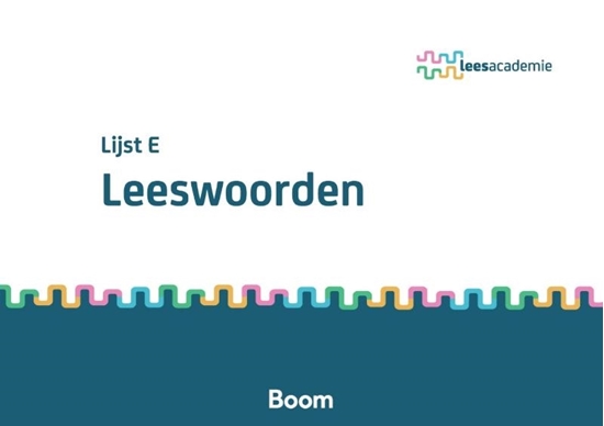 Afbeelding van Leeswoordenlijst: Pakket E