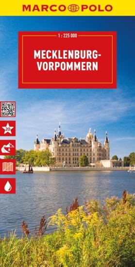 Afbeelding van Marco Polo Wegenkaart Marco Polo Mecklenburg-Vorpommern 2