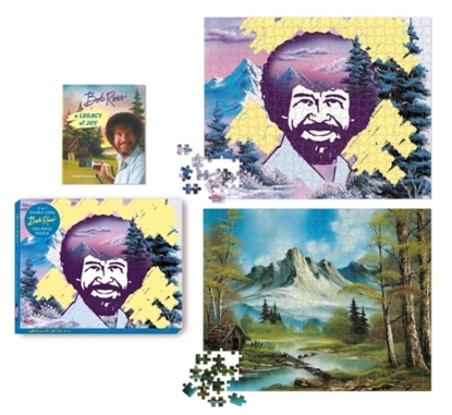 Afbeeldingen van Bob Ross 2-In-1 Double-Sided 500-Piece Puzzle