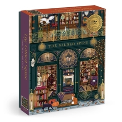 Afbeeldingen van The Gilded Spine 1000 Piece Foil Puzzle