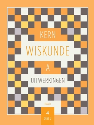 Afbeeldingen van KERN Wiskunde uitwerkingenboek havo 4 wiskunde A deel 2