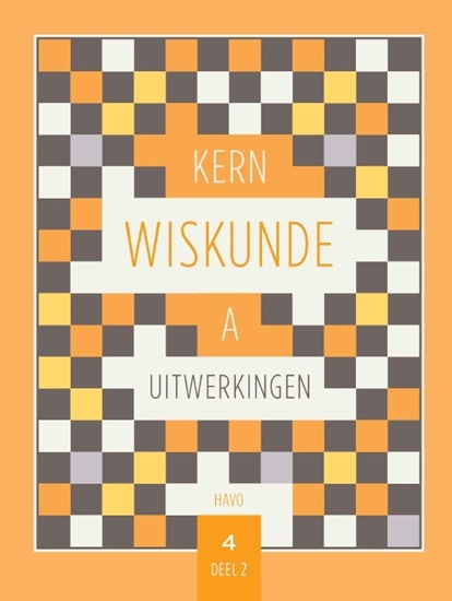 Afbeelding van KERN Wiskunde uitwerkingenboek havo 4 wiskunde A deel 2