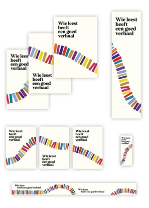 Afbeeldingen van Boekhandelspakket Wie leest heeft een goed verhaal