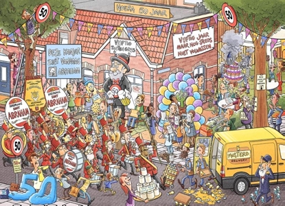 Afbeeldingen van PARTY PUZZLE - ABRAHAM