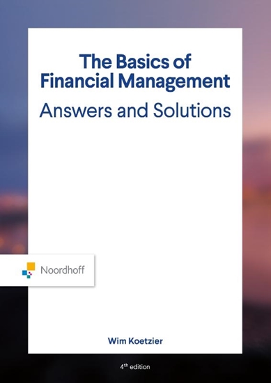 Afbeelding van The Basics of Financial Management Answers and Solutions
