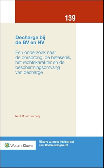 Afbeelding van Decharge bij de BV en NV