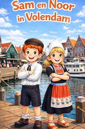 Afbeeldingen van Sam en Noor in Volendam