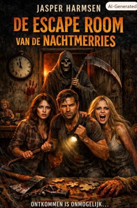 Afbeeldingen van de escape room van de nachtmerries