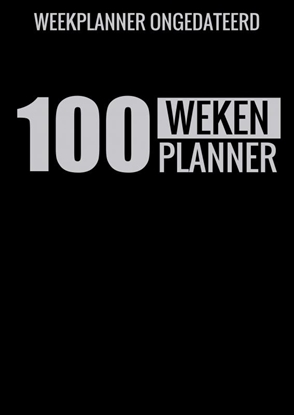 Afbeeldingen van Weekplanner Ongedateerd (A4) - 100 Weken Planner - Weekplanner zonder Datum / Jaartal voor Gezin, Familie, Werk en Zakelijk
