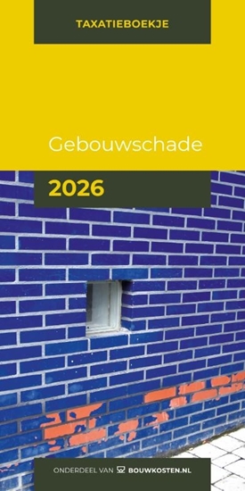 Afbeelding van Taxatieboekje Gebouwschadeboekje 2026