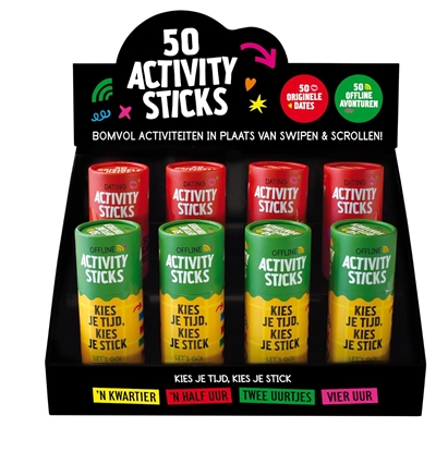 Afbeeldingen van Display 50 activity sticks 2 x 4 ex.