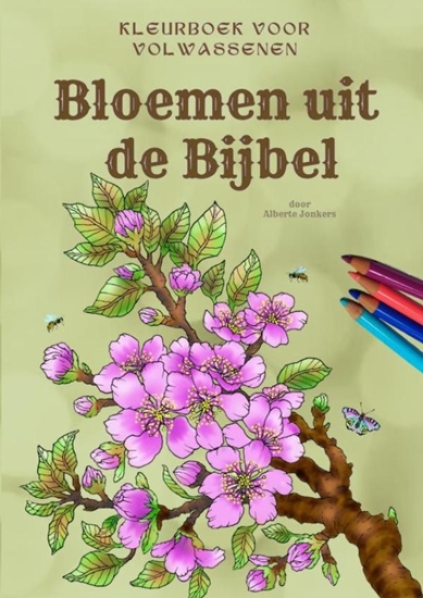 Afbeelding van Bloemen uit de Bijbel informatief kleurboek voor volwassenen