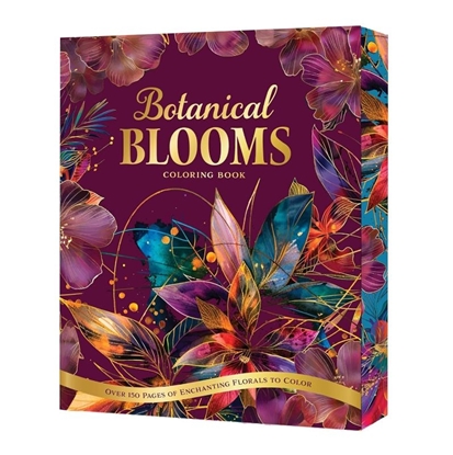 Afbeeldingen van Chartwell Deluxe Spredges Editions Botanical Blooms Coloring Book