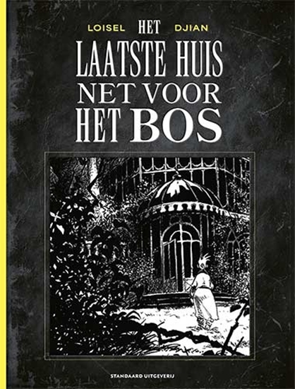 Afbeelding van Het laatste huis net voor het bos - zwart-wit Het laatste huis net voor het bos