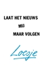 Afbeelding van Laat het nieuws mij maar volgen