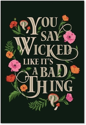 Afbeeldingen van Wicked Wicked Embroidered Journal