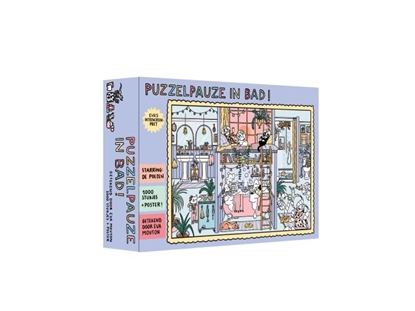 Afbeeldingen van Eva's introvertenpret- Puzzelpauze in bad