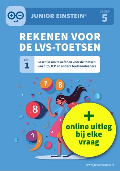 Afbeelding van Deel 1 Rekenen voor de LVS-toetsen - Deel 1 - Groep 5 + Online video-uitleg