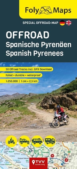 Afbeelding van Foly Maps FolyMaps OFFROAD Spanish Pyrenees 1:250,000