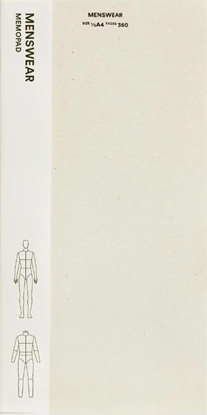 Afbeeldingen van Fashionary Menswear Memopad