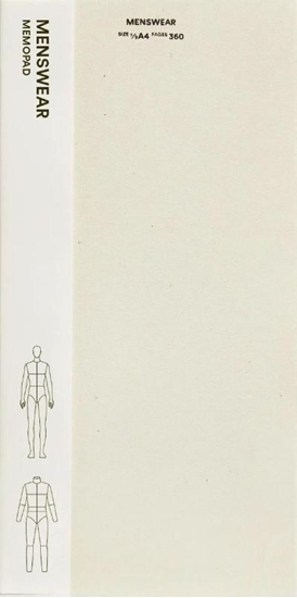 Afbeelding van Fashionary Menswear Memopad
