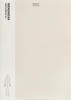 Afbeeldingen van Fashionary Menswear Sketchbook A4