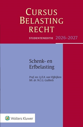Afbeeldingen van Studenteneditie Cursus Belastingrecht Schenk- en Erfbelasting 2026-2027