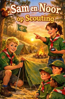 Afbeeldingen van Sam en Noor op Scouting