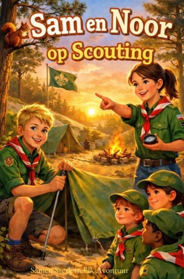 Afbeelding van Sam en Noor op Scouting