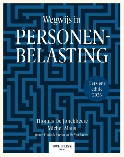 Afbeelding van Wegwijs in personenbelasting