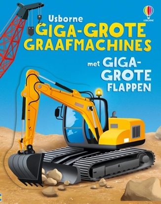 Afbeeldingen van Giga-grote graafmachines met giga-grote flappen