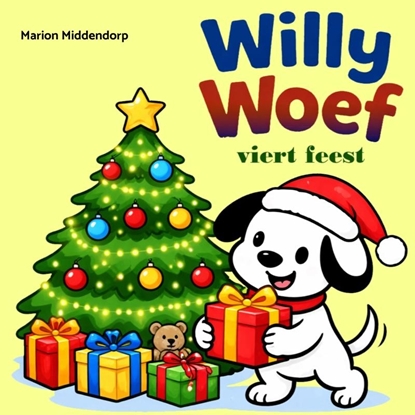 Afbeeldingen van Willy Woef viert feest