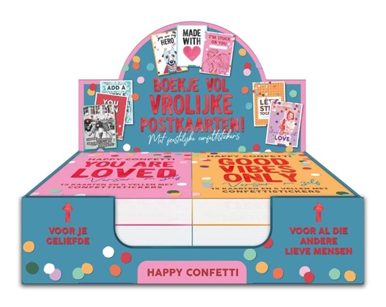 Afbeelding van Display Happy Confetti 2 x 6 ex.