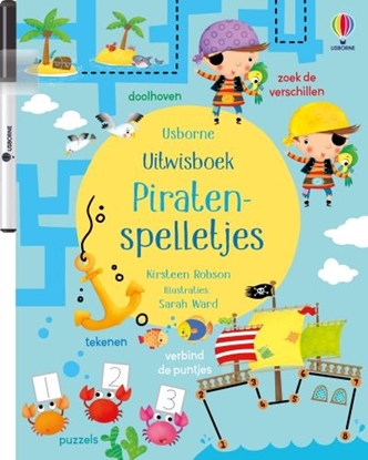 Afbeeldingen van Uitwisboek Piratenspelletjes