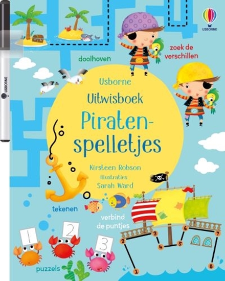 Afbeelding van Uitwisboek Piratenspelletjes