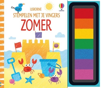 Afbeeldingen van Stempelen met je vingers Zomer