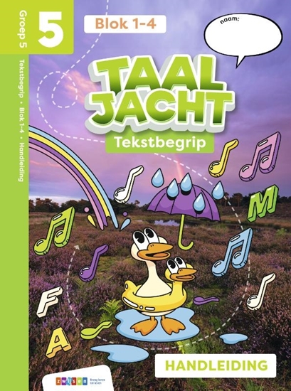 Afbeelding van Taaljacht groep 5 tekstbegrip handleiding