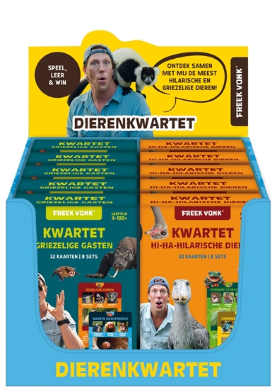 Afbeelding van Display Freek Vonk Dierenkwartet 2 x 5 ex.
