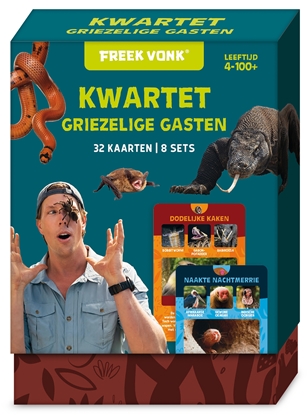 Afbeeldingen van Freek Vonk Dierenkwartet - Griezelige dieren