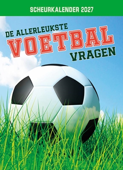 Afbeelding van Scheurkalender 2027 De allerleukste voetbalvragen