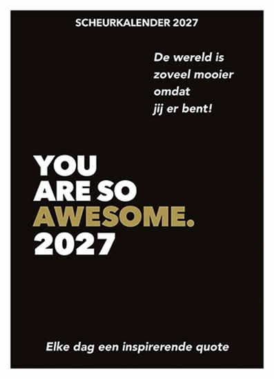Afbeelding van Scheurkalender 2027 You are so awesome.