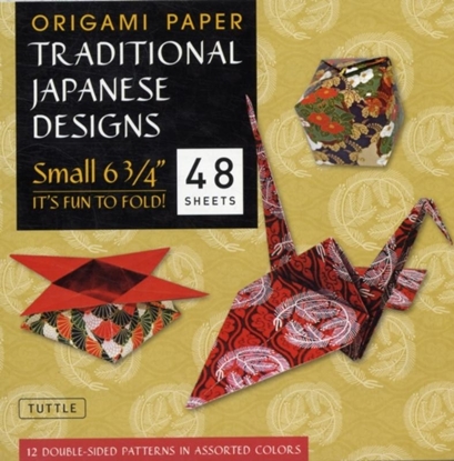 Afbeeldingen van Origami Paper - Traditional Japanese Designs - Small 6 3/4"